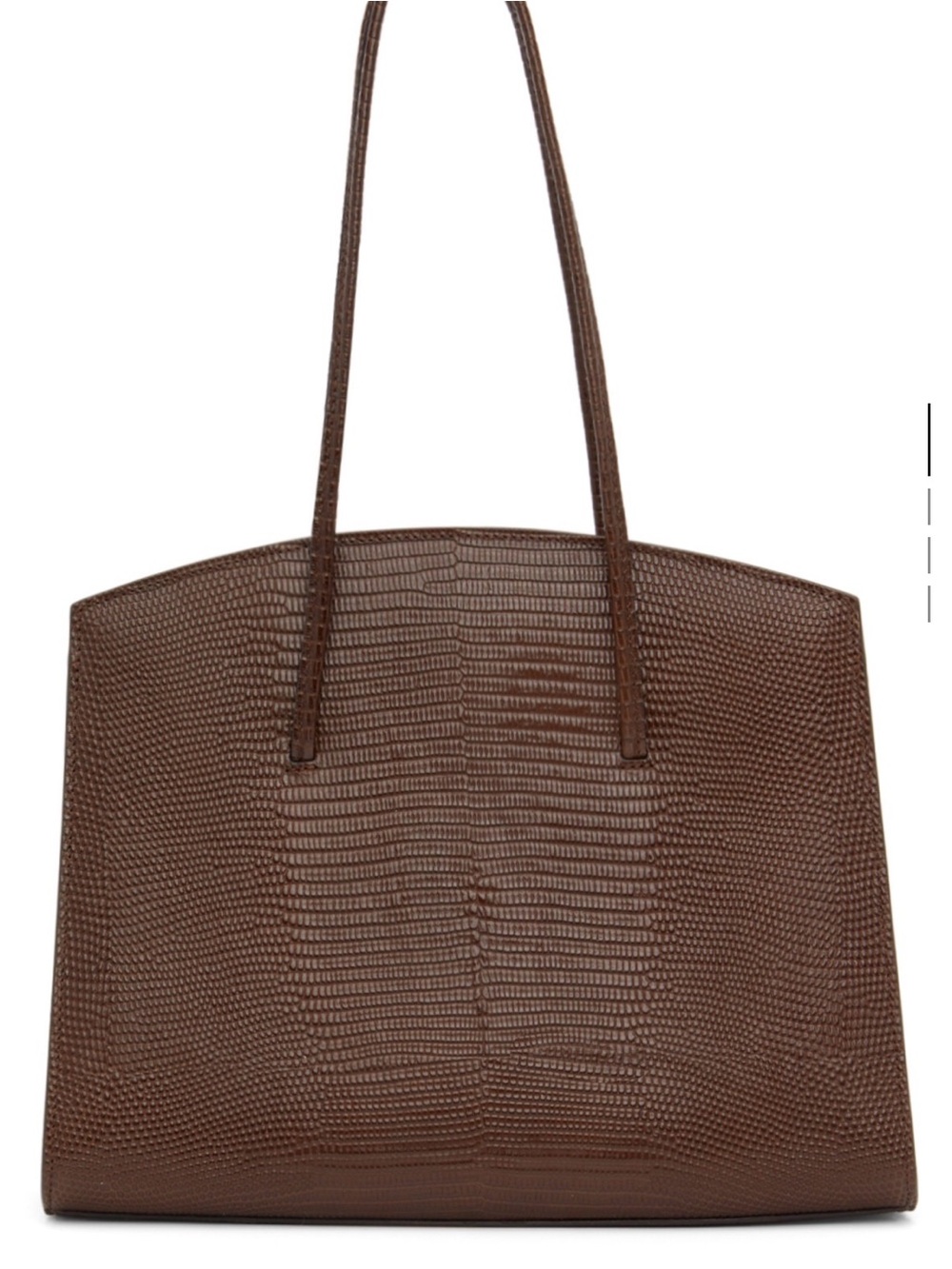 LITTLE LIFFNER Brown Minimal Tote